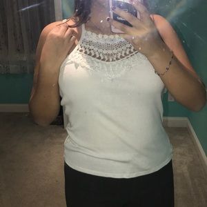 White tank top